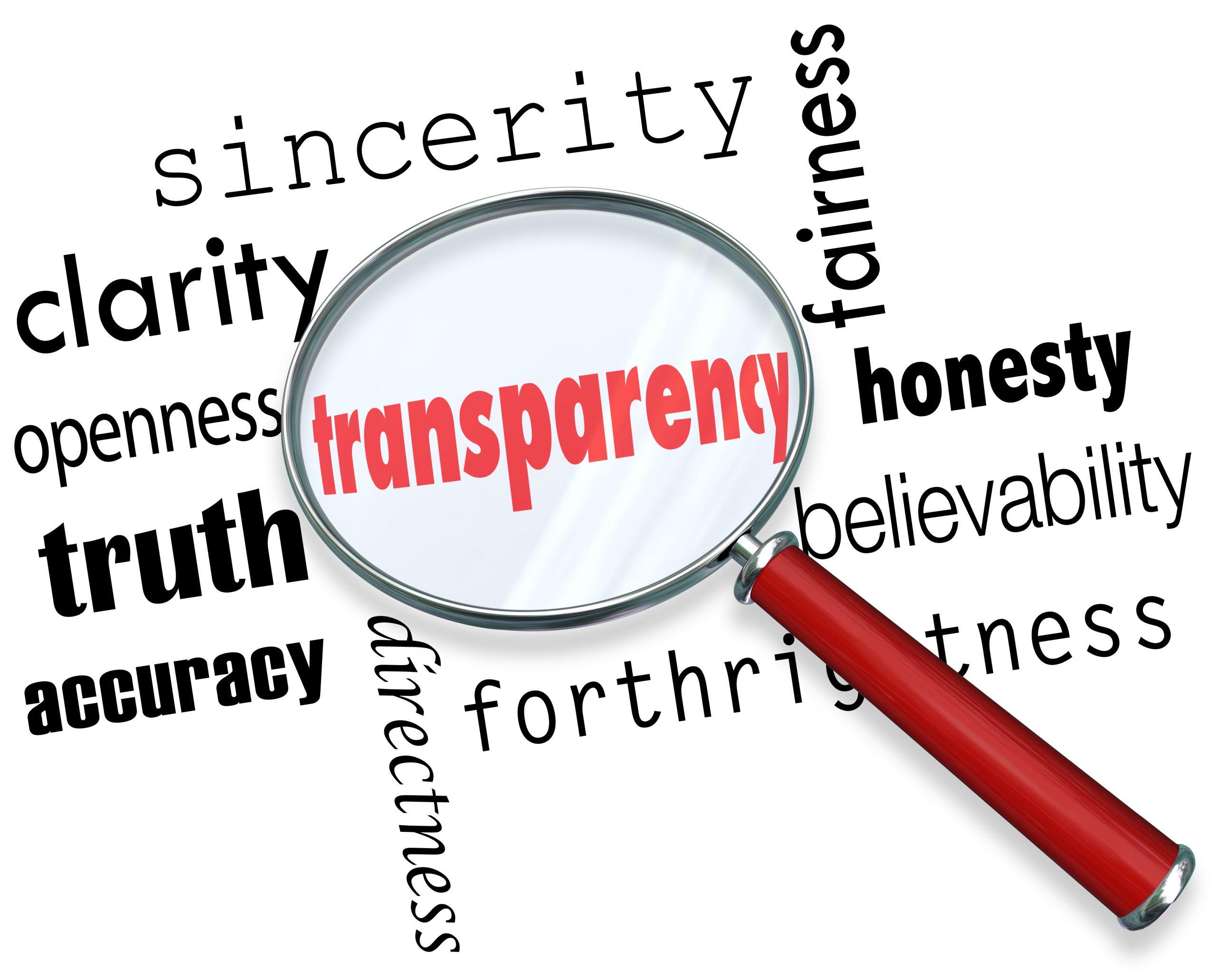 Fostering Transparency for Deeper Understanding